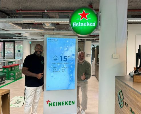 Heineken Kiosk 8 Indoor kiosk touch