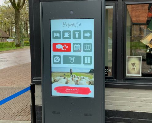 Kiosk Zwart Signage